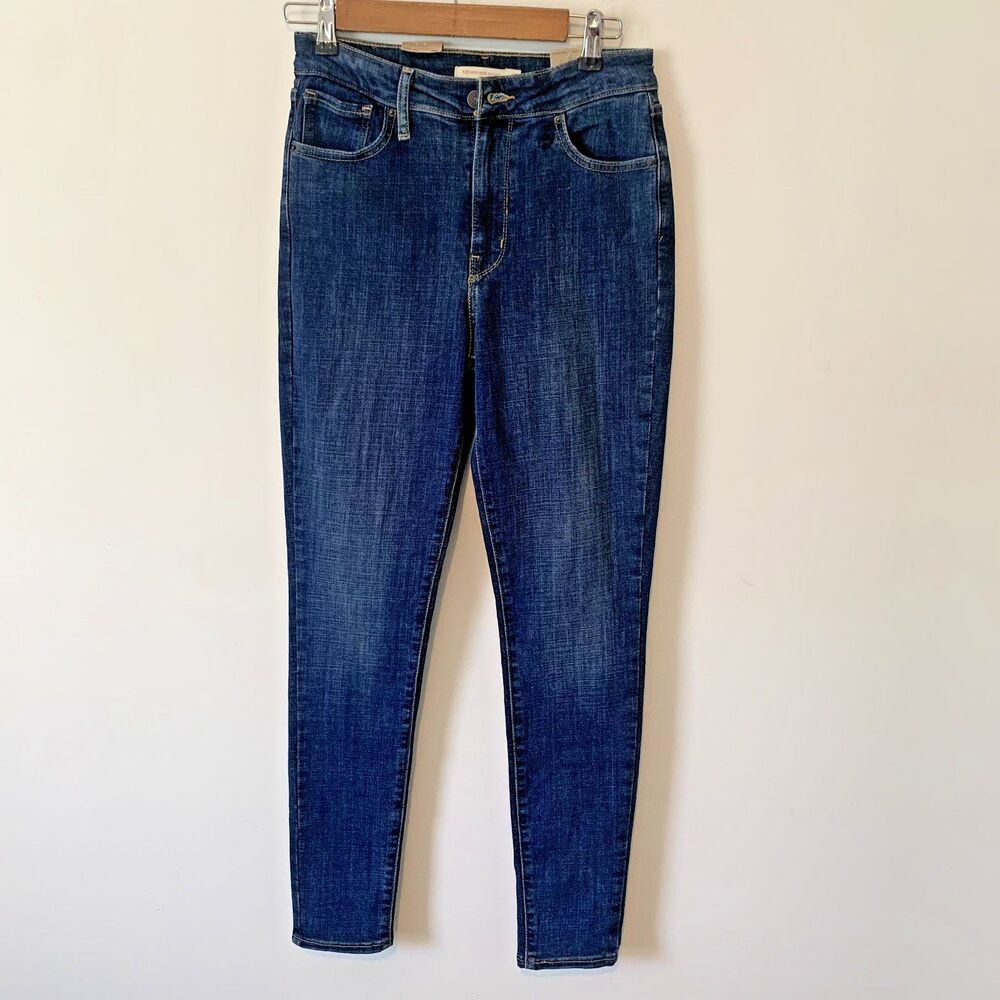 Levi's 721 High-Rise Skinny Jeans Women's Size 8 M W29 L30 Dark Wash NWT